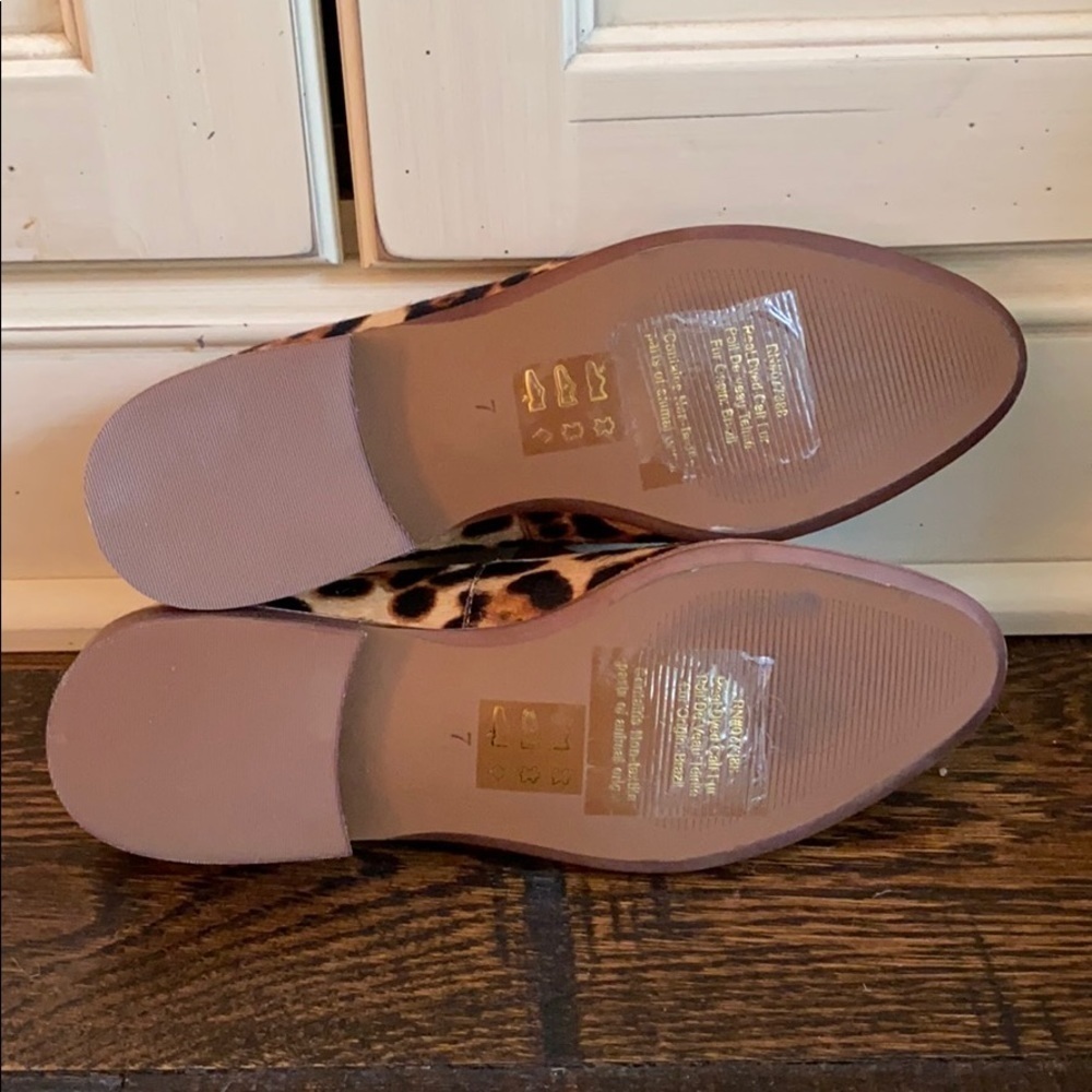 Madewell Frances Loafer in Leopard Calf Hair J8280 - Picture 3 of 3